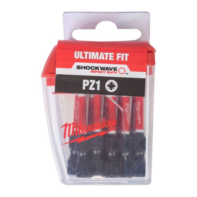 4932500231 - Shockwave impact bits for Pozidriv screws, PZ1 x 50 mm (10 pcs.)