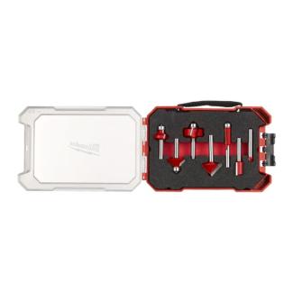 4932501052 - Zestaw frezów do drewna z węglikiem spiekanym, trzpień 8 mm (7 szt.)