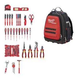 4932498407 - PACKOUT™ Tool Kit in a Backpack for Electricians (76 pcs.)