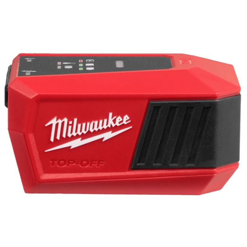 M18 TC - M18™ TOP-OFF Mini Charger, 18 V, 2.0, 3.0, 4.0, 5.0, 5.5, 6.0, 8.0 & 12.0 Ah, 4932499165