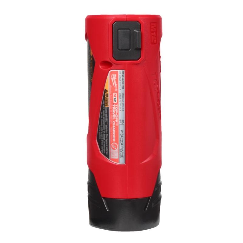 M12 TC2-0 - M12™ Mini Charger, 12 V, 2.0, 2.5, 3.0, 4.0, 5.0 & 6.0 Ah, 4932492908