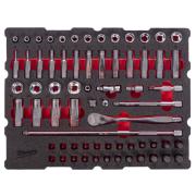 4932501868 - 3/8" Socket and Accessory Module for PACKOUT drawers, 6 - 22 mm (67 pcs.), foam insert