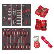4932499473 - Set of 170 universal tools in 4 modules for tool trolleys