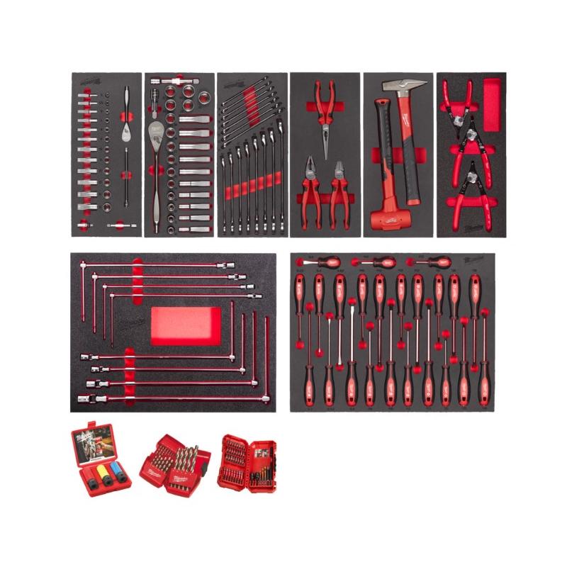 4932499474 - Set of 172 automotive tools in 8 modules for tool carts