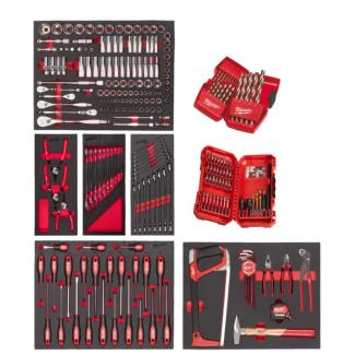 4932499475 - Set of 244 industrial tools in 6 modules for tool carts