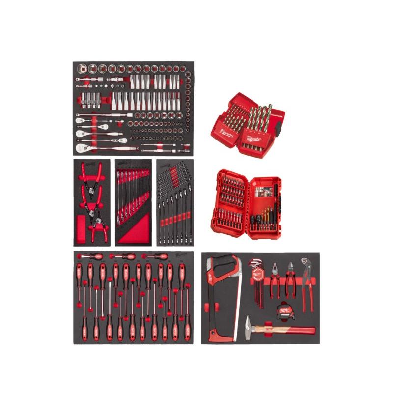 4932499475 - Set of 244 industrial tools in 6 modules for tool carts