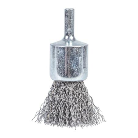 4932501722 - S6 wire brush, 22x25x68 mm, crimped steel, 0.3 mm, for spindle grinders (3 pcs.)