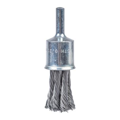 4932501730 - Szczotka druciana pędzelkowa S6, 19x28x72 mm, stal wiązana, 0,35 mm, do szlifierek trzpieniowych (3 szt.)