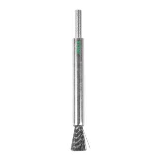 4932501727 - Szczotka druciana pędzelkowa S6, 12x20x120 mm, stal nierdzewna karbowana 0,3mm do szlifierek trzpieniowych (3 szt.)