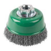4932501751 - M14 cup wire brush, 65 mm, crimped stainless steel, 0.35 mm, for 115 and 125 mm grinders (1 pc.)