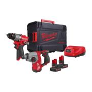M12 FPP2BG2-502X - Zestaw POWERPACK M12™, M12 FHAC16, M12 FPD2, 2 x 5.0 Ah + ładowarka, w walizce, 4933500138