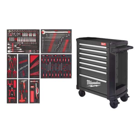 MILWAUKEE - 4932498185 - Wózek 4932478849 z wyposażeniem, 9 modułów