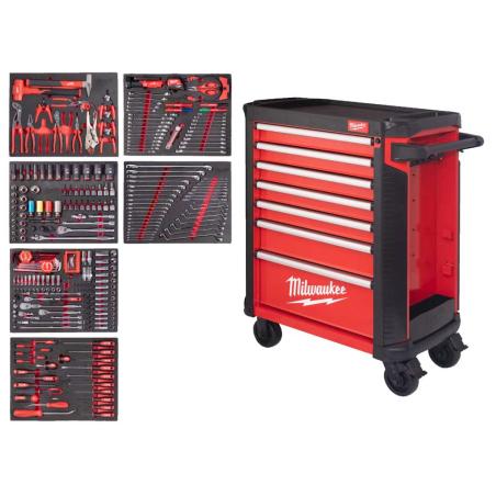 4932500753 - Trolley 4932478849 with accessories, 6 modules, red