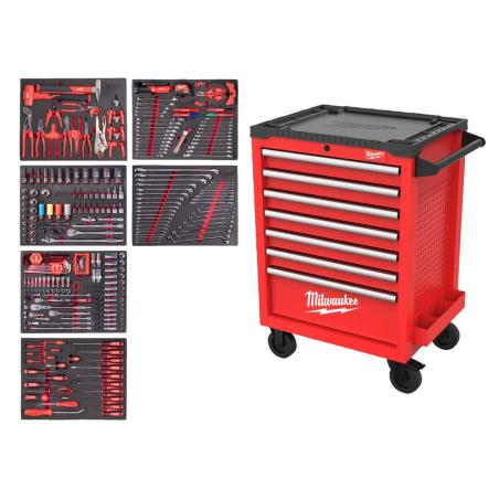 4932500754 - Trolley 4932498252 with accessories, 6 modules, red