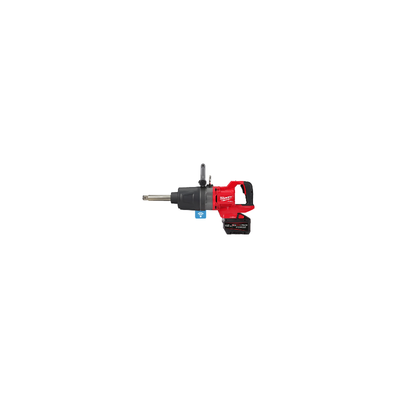 MILWAUKEE - M18 ONEFHIWF1D-121C - Klucz udarowy 1" z rękojeścią D, 2576 Nm, 18 V, 12.0 Ah, ONE-KEY™ - 4933499251