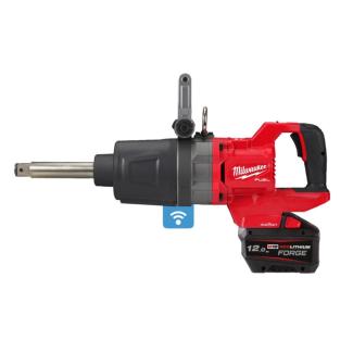 MILWAUKEE - M18 ONEFHIWF1D-121C - Impact wrench 1" with D-handle 2576 Nm, 18 V, 12.0 Ah, ONE-KEY™ - 4933499251