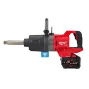 MILWAUKEE - M18 ONEFHIWF1D-121C - Impact wrench 1" with D-handle 2576 Nm, 18 V, 12.0 Ah, ONE-KEY™ - 4933499251