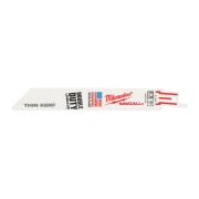 MILWAUKEE - 48005184 - Brzeszczot do metalu THIN KERF, Bi-metal, Co, 150 mm 18 TPI (5 szt.)