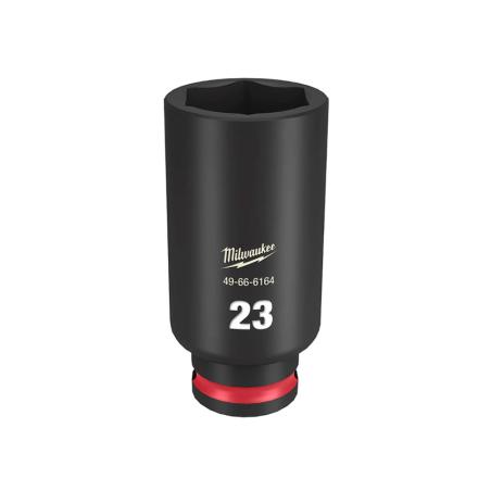 49666164 - Shockwave 3/8" hex impact socket, long, metric, 23 mm