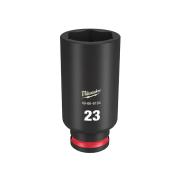 49666164 - Shockwave 3/8" hex impact socket, long, metric, 23 mm